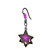 Pink Star Earring